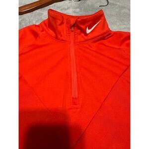 Nike Pro Combat Quarter Zip Long Sleeve Fitted Jacket Size L